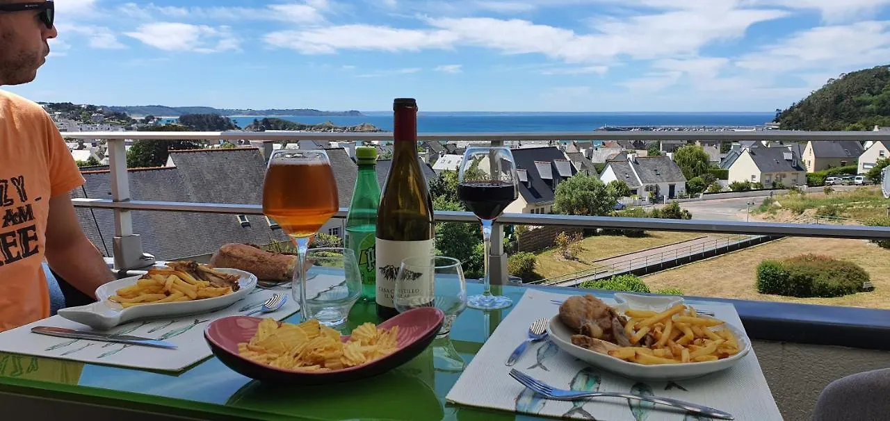 Appartement Bretagne Vue Mer Exceptionnelle Sur Les Hauts D'Erquy Au Calme ! Et Au Pied Du Gr34