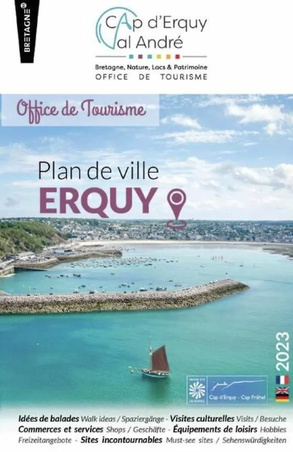 Appartement Bretagne Vue Mer Exceptionnelle Sur Les Hauts D'Erquy Au Calme ! Et Au Pied Du Gr34