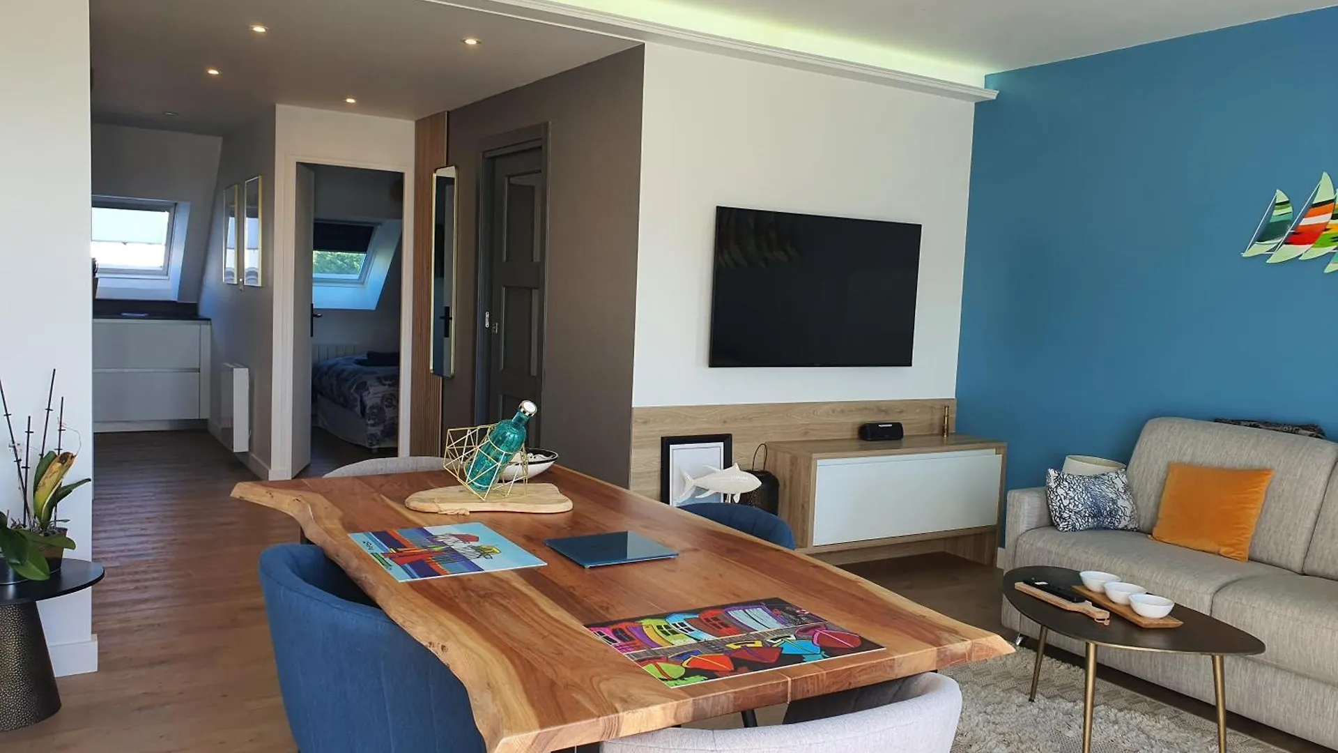 Apartment Appartement Bretagne Vue Mer Exceptionnelle Sur Les Hauts D'Erquy Au Calme ! Et Au Pied Du Gr34 France