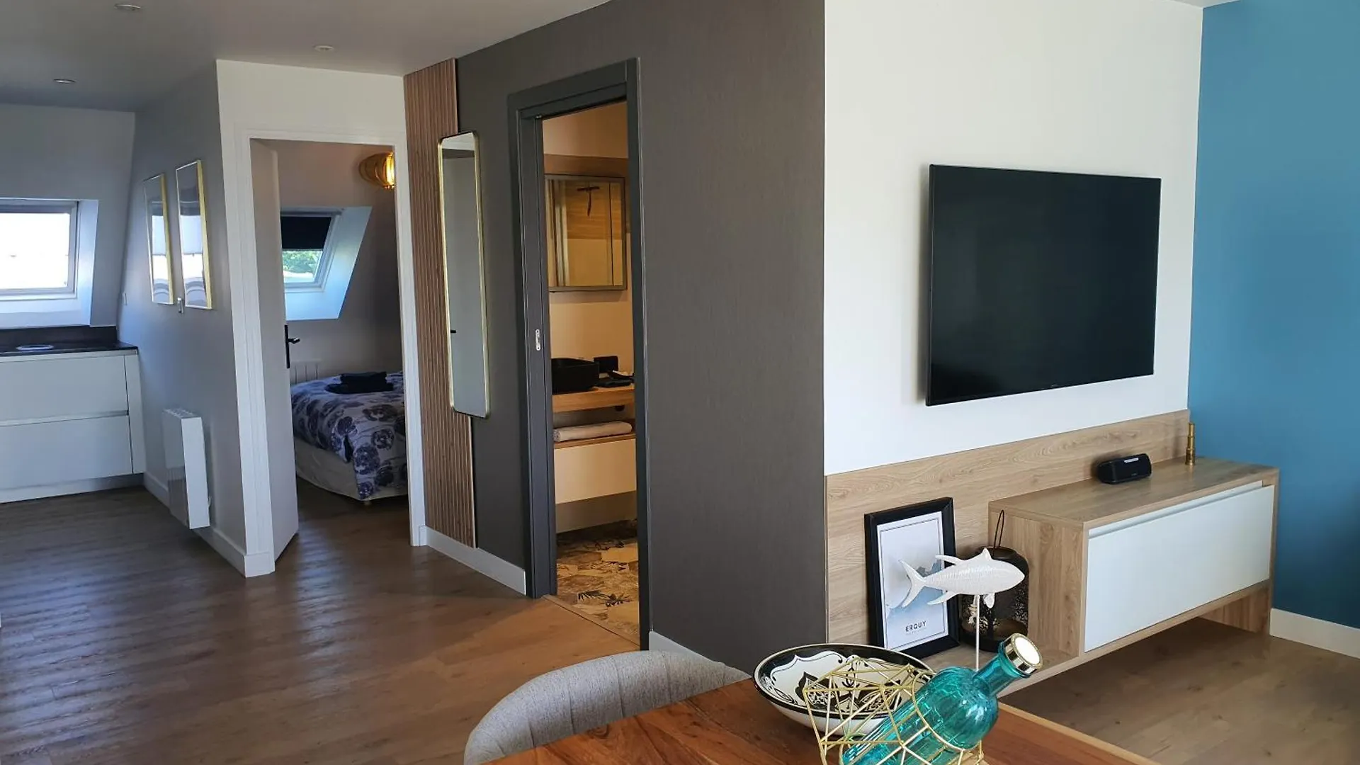 Apartment Appartement Bretagne Vue Mer Exceptionnelle Sur Les Hauts D'Erquy Au Calme ! Et Au Pied Du Gr34